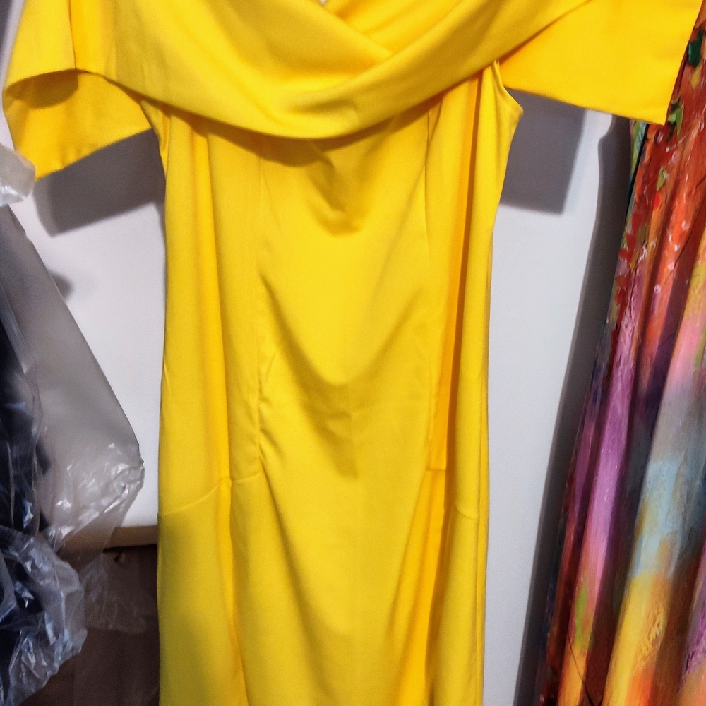 Elegant Yellow Dress